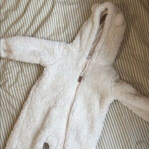 Carter's Soft White Fleece Footie